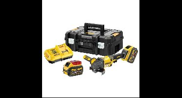 DEWALT SZLIFIERKA KĄTOWA 125mm 54V FV DCG418T2 2x6/2Ah FLEXVOLT (levertijd 8 werkdagen)