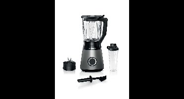 Bosch MMB6174S mixer Staande mixer 1200 W Zwart, Metallic, Transparant