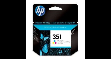 HP 351 originele drie-kleuren inktcartridge voor HP Photosmart C4380 / C4472 / C4580 / C5280 (CB337EE)