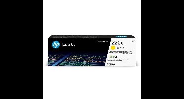Originele HP 220X gele tonercartridge met hoge capaciteit (W2202X) voor HP LaserJet Pro 4202 / 4302