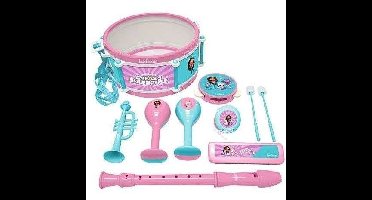 Lexibook - Gabby en het Magische Huis Muziekset - 7 instrumenten - Opbergruimte in de trommel