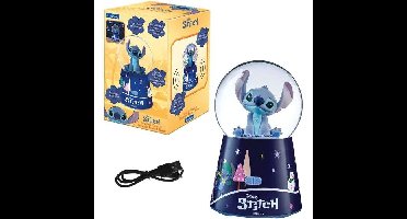 Bluetooth-luidspreker - Lexibook - Disney Stitch - Stitch sneeuwbol - Blauw - USB-C oplaadbaar - Decoratief ontwerp