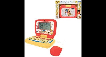 LEXIBOOK - Tweetalige educatieve laptop met sprekende Winnie de Pooh - 40 activiteiten in het Frans en Engels