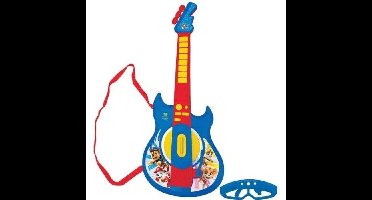PAT PATROUILLE - Verlichte elektronische gitaar 59cm - Bril en microfoon