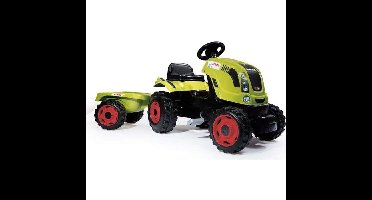 SMOBY CLAAS Pedaaltractor Farmer XL + Trailer