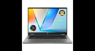 ASUS VivoBook 14 Flip OLED TP3407 Laptop: Win 11 - 14.0 WUXGA Touch - Intel Core Ultra 7 256V - 16GB RAM - 512GB SSD