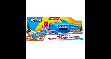 Waterpistool - ZURU XSHOT - Snelvulbare waterpistool in de vorm van een haai - Geschikt voor kinderen vanaf 5 jaar
