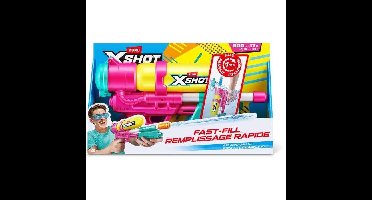 Waterpistool - ZURU XSHOT - Retro waterblaster met snelvulsysteem - Geschikt voor kinderen vanaf 5 jaar