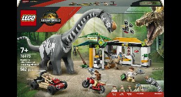 LEGO Jurassic World Raptor en Titanosaurus opsporingsmissie