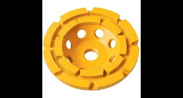 DEWALT TARCZA DIAMENTOWA DO SZLIFOWANIA BETONU 125mm 2-rzędowa M14 (levertijd 8 werkdagen)