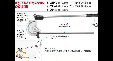 YATO GIĘTARKA DO RUR 12mm 21842 (levertijd 8 werkdagen)