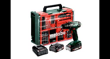 METABO WKRĘTARKA BS 18 SET 2x2,0 Ah + 74 ACC WALIZKA (levertijd 8 werkdagen)