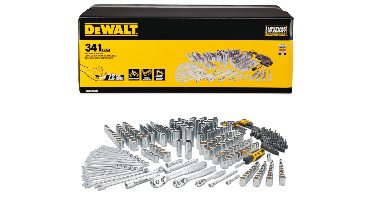 DEWALT ZESTAW KLUCZY 341el. (levertijd 8 werkdagen)