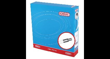 Rem buitenkabel Elvedes met teflon voering ø5,0mm / 30 meter - wit (in een doos)