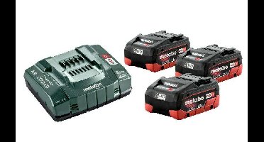METABO AKUMULATOR 18V 5,5Ah LIHD x3+ŁAD. ASC 145 (levertijd 8 werkdagen)