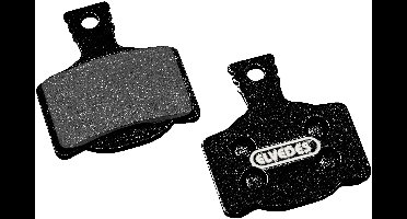 Schijfremblokset Elvedes metalic carbon Magura MT2, MT4, MT6, MT8 (1 paar)