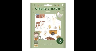 Little Dutch Raamstickers Boerderij