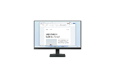 Lenovo L24-4e computer monitor 60,5 cm (23.8") 1920 x 1080 Pixels Full HD LCD Zwart