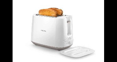 Philips Daily Collection HD2582/00 broodrooster 8 2 snede(n) 900 W Wit
