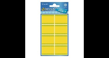 Avery AV-59373 Z-Design Diepvriesetiketten 36x28 mm 40 Stuks Geel