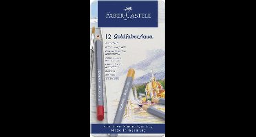 Faber Castell FC-114612 Aquarelkleurpotlood Faber-Castell Goldfaber Etui 12 Stuks