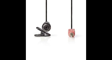 Nedis MICCJ100BK Bedrade Microfoon Clip-on 3,5 Mm Zwart