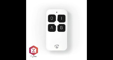 Nedis ZBRC10WT Smart Afstandsbediening Zigbee 4 Knoppen Inclusief Accu Wit