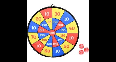 Benson Dartbord Klittenband 36 cm + 3 Ballen