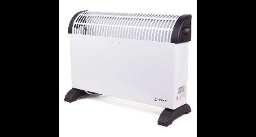 Benson Convector Heater 75-/1500W 52x17x32.5 cm Wit/Zwart