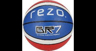 Rubberen basketbal - Maat 5 - Blauw
