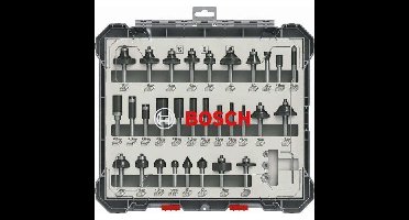 Set van 30 gemengde freesjes met 8 mm schachtdiameter BOSCH - 2607017475