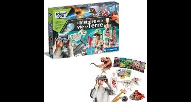 Clementoni - Wetenschap en gaming - De geschiedenis van het leven op aarde - Virtual Reality - Meer dan 50 experimenten - Made in Italy