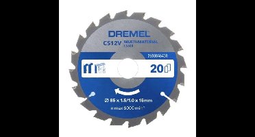 Multi-materiaal zaagblad voor CS600 cirkelzaag - DREMEL Blueprint