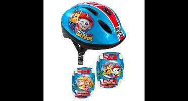 Helm en elleboog-/kniebeschermerset - 50/56 cm - PAT PATROUILLE - PA450507