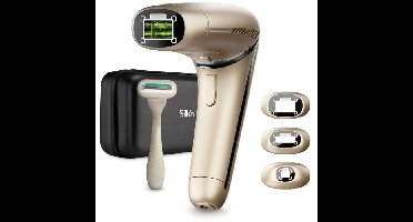 SILK'N 7 pulserende licht-epilator - Dubbele lamp met roterende kop - 600.000 flitsen - 3 zonepunten