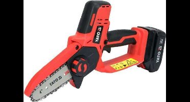 YATO PIŁA ŁAŃCUCHOWA 18V 4" 1x2,0Ah (levertijd 8 werkdagen)