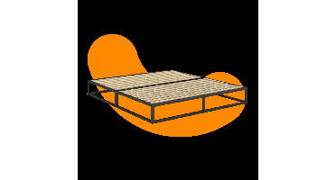 Emma Original Metalen Bed 160x200