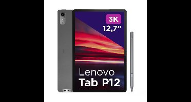 Lenovo Tab P12 128 GB 32,3 cm (12.7") Mediatek 8 GB Wi-Fi 6 (802.11ax) Android 13 Grijs