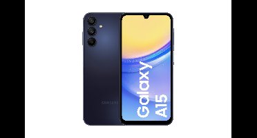 Samsung Galaxy A15 16,5 cm (6.5") Hybride Dual SIM Android 14 4G USB Type-C 4 GB 128 GB 5000 mAh Zwart, Blauw