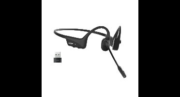 SHOKZ C110-AC-BK hoofdtelefoon/headset Draadloos oorhaak Kantoor/callcenter USB Type-C Bluetooth Zwart