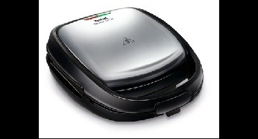 Tefal SW341D12 sandwich maker 700 W Zwart, Roestvrijstaal
