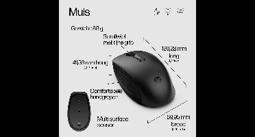HP 650 draadloze toetsenbord- en muiscombinatie