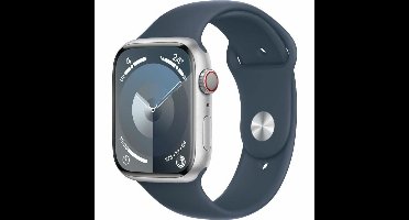 Smartwatch Apple Series 9 Blauw Zilverkleurig 45 mm