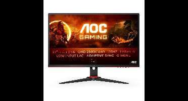 AOC G2 Q27G2E/BK computer monitor 68,6 cm (27") 2560 x 1440 Pixels Quad HD Zwart, Rood