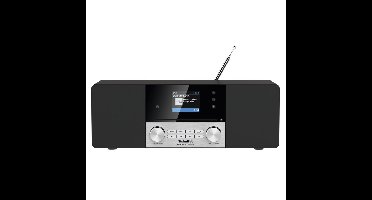 TechniSat DIGITRADIO 3 stereo tafelradio met DAB+ digital radio, FM, Bluetooth, CD-speler en USB