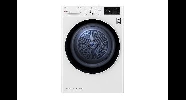 LG RH80V3AV6N wasdroger Vrijstaand Voorbelading 8 kg Wit