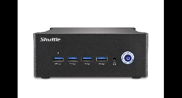 Shuttle Nano PC NT10H9, Intel Core Ultra 9 185H, Intel Arc graphics, 2xHDMI, 2xUSB 4.0 (DP), 2x2.5Gbit LAN, incl. VESA, 24/7 permanent gebruik
