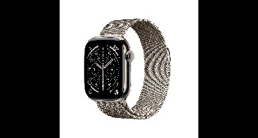 Apple Watch Series 11 GPS + Cellular - 42mm Titanium Case - Milanese Loop Smartwatch Natural