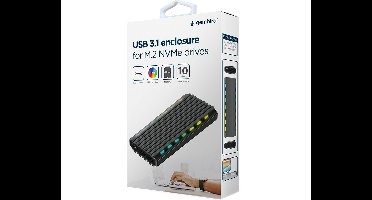 Gembird USB 3.1 Enclosure for M.2. NVMe Drives