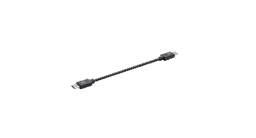 Original short 240 W USB-C PD Kabel - 15 cm - Schwarz